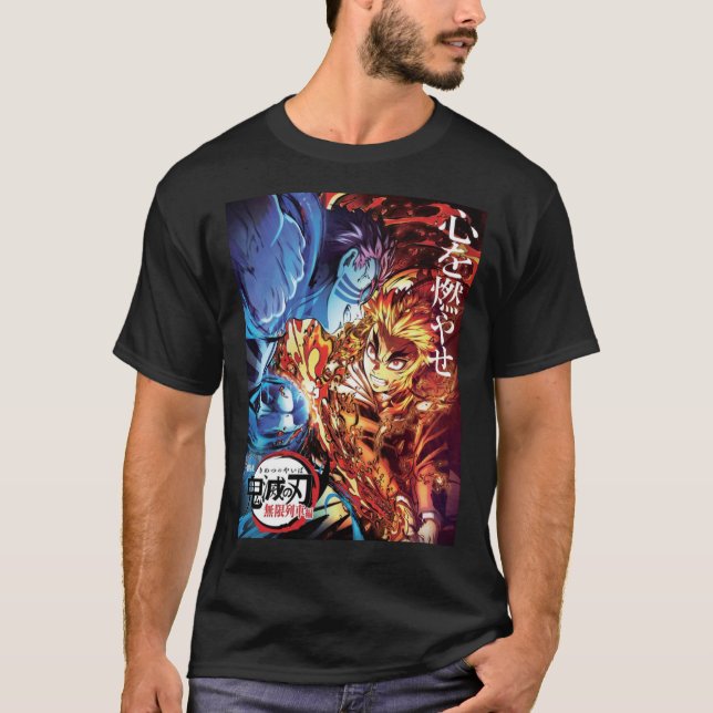 Kyojuro rengoku vs Akaza Classic T-Shirt (Devant)