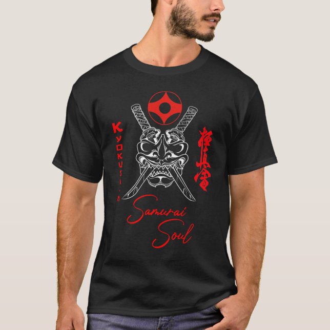 Kyokushin Karate Samurai Soul Budo T-Shirt (Devant)