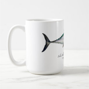 L 15 oz Faux Albacore Grande Mug de café