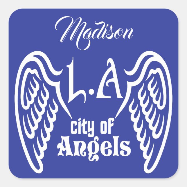 L.A. Wings personnalisation nom et autocollants co (Devant)