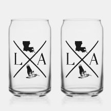 L.A.X 16 oz. Canette en verre