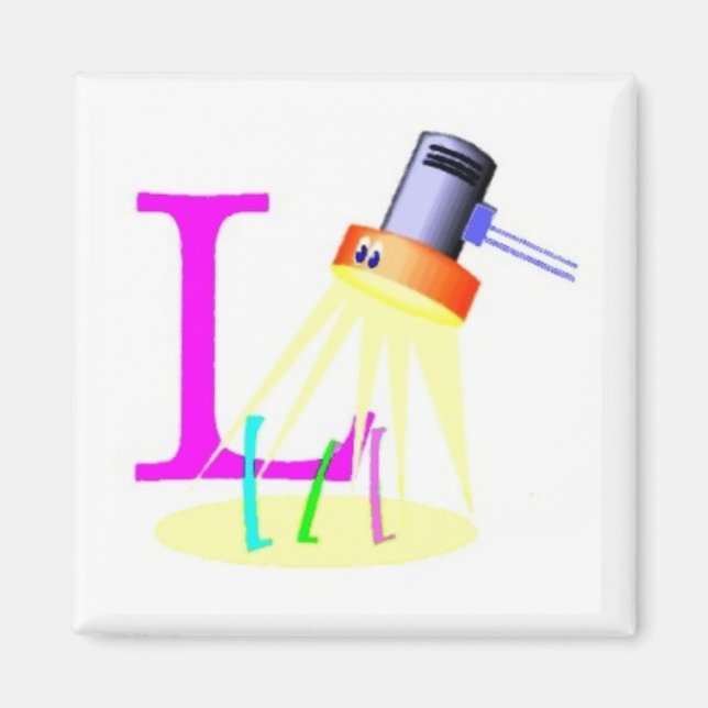 L - Aimant Alphabet (Devant)