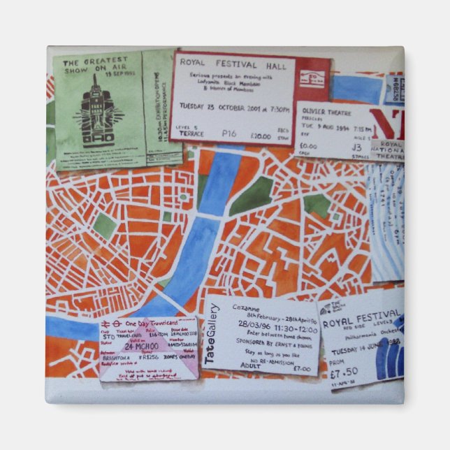 L pour aimant Londres (Devant)