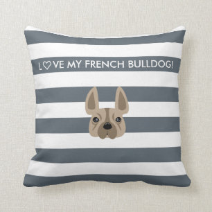 L♡VE MON BOULEDOGUE FRANÇAIS ! COUSSIN DÉCORAT