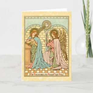 La Annonciation (RLS 04) Carte de vœux vierge