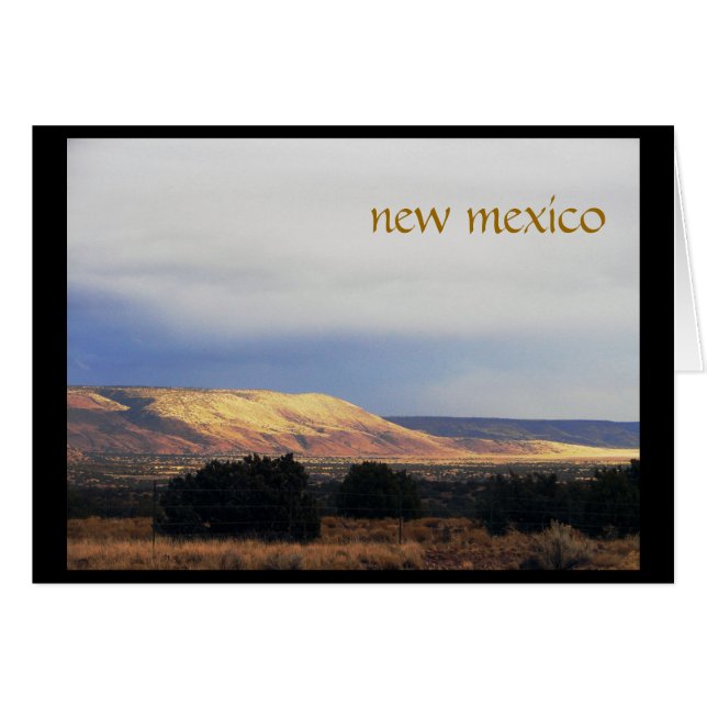 la bajada mesa, nouveau-mexique (Devant horizontal)