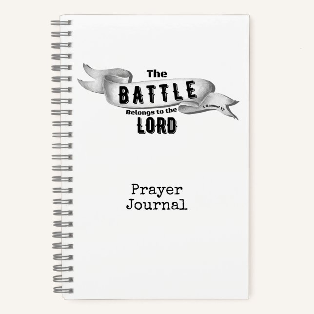La Bataille Appartient Au Lord Prayer Journal (Recto)