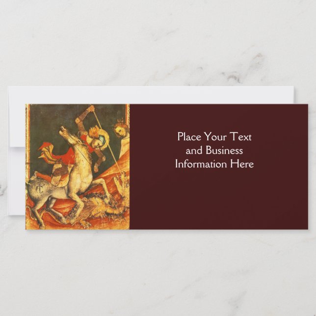 La bataille de Saint George avec le Dragon (Devant)