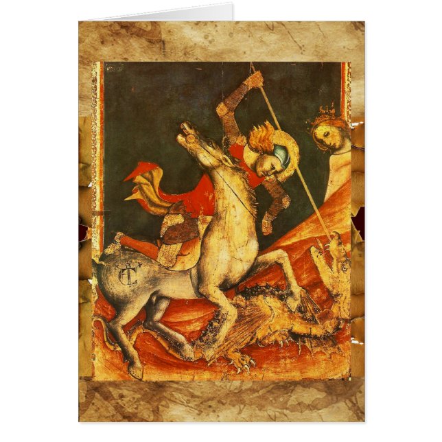 La bataille de Saint Georges avec le dragon (Devant)