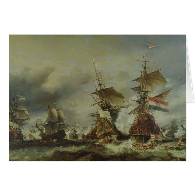 La bataille de Texel, le 29 juin 1694 (Devant horizontal)
