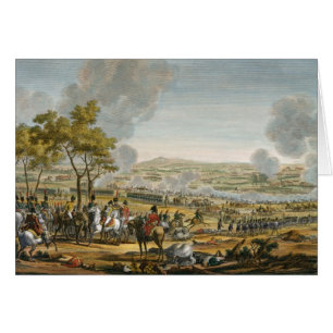 La bataille de Wagram, le 7 juillet 1809, gravée