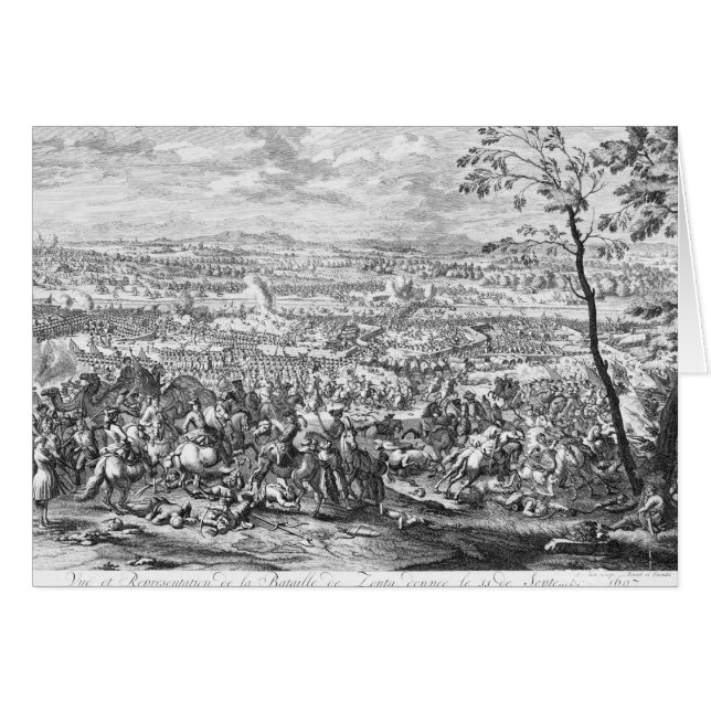 La bataille de Zenta, 1697 (Devant horizontal)