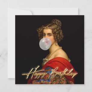 La beauté bavaroise et la gomme à bulles Joyeux an