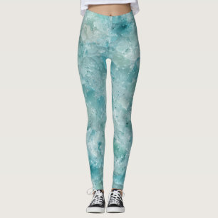 La beauté de l'océan. Aqua Crystal. Leggings