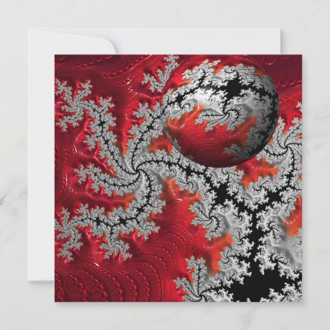 La beauté de Mandelbrots Flat Card (Devant)