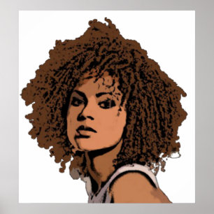 La beauté des cheveux Poster