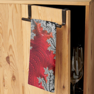 La beauté des serviettes de thé Mandelbrots