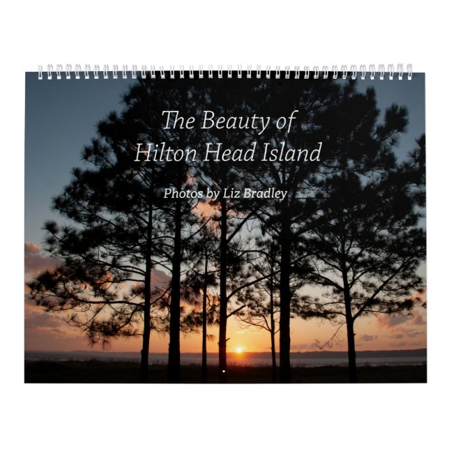 La beauté du calendrier de l'île Hilton Head (Protection)