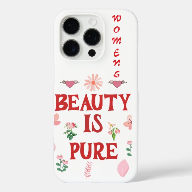 La beauté est un pur coque iphone (Verso)