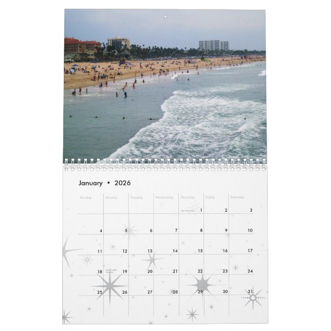 LA BEAUTÉ MAGIQUE du calendrier de la CALIFORNIE (Jan 2026)