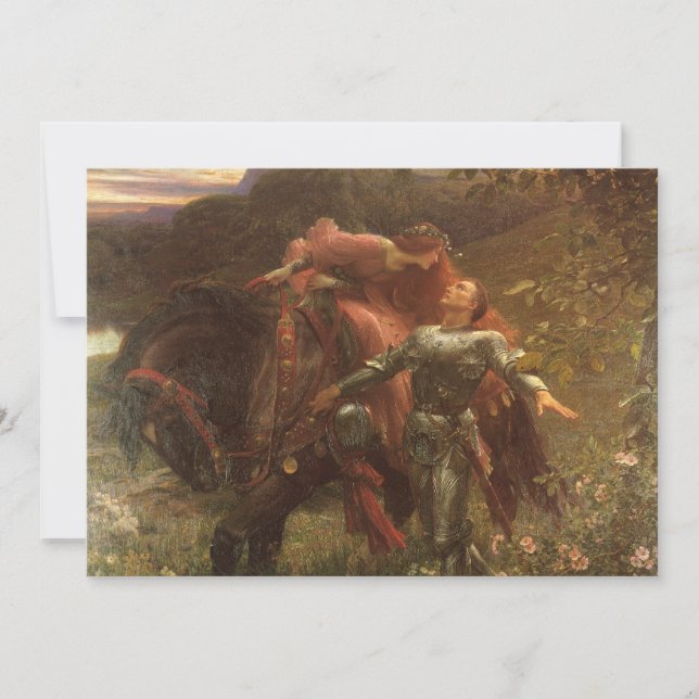 La Belle Dame sans Merci par Sir Frank Dicksee (Devant)