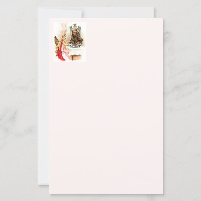 La Belle en rose et la Bête  (Devant)