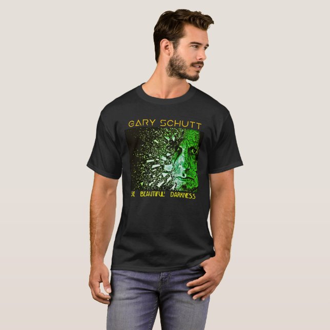 La belle T-shirt obscurité (Devant entier)