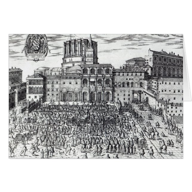 La bénédiction du pape Pie V (Devant horizontal)