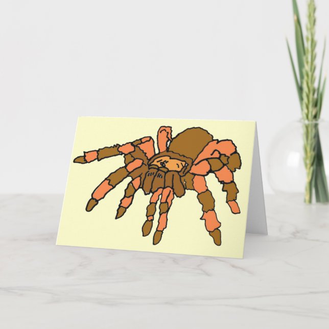 La BG cartes de salutation et de note d'araignée (Devant)