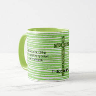 La Bible contre la foi Coupe Mug en vert