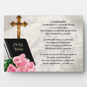 La Bible et le Rose Godgirl Plaque