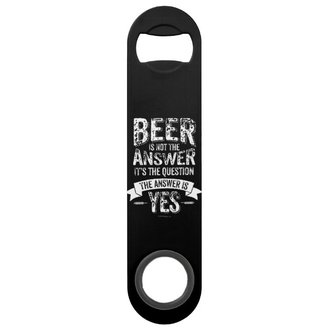 La bière n'est pas la réponse (Devant)