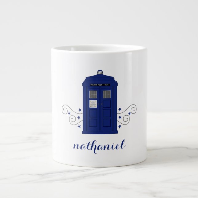 La Boîte De Police Frotte Jumbo Mug (Devant)