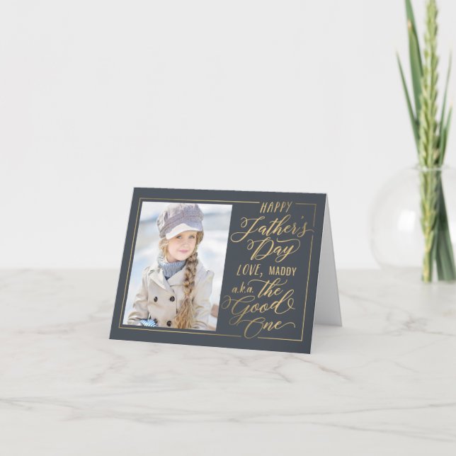 La bonne carte de Fête des pères couleur modifiabl (Devant)