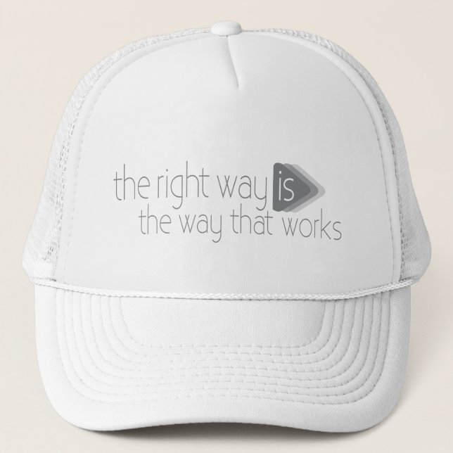 la bonne façon est de travailler le casquette de s (Devant)