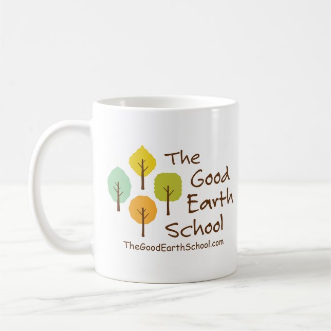 La bonne tasse de café d'école de la terre (Gauche)