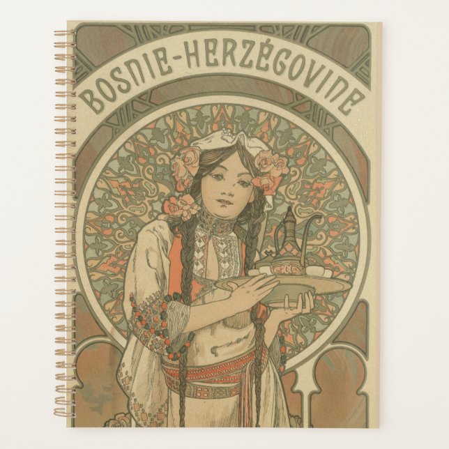 La Bosnie-Herzégovine par Alphonse Mucha (1900) (Devant)
