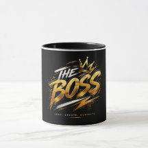 La Boss Crown – Tasse de Pouvoir Luxe en Or