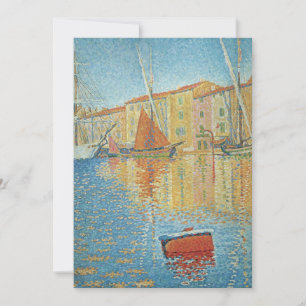 La Bouée rouge de Paul Signac, Pointillisme vintag