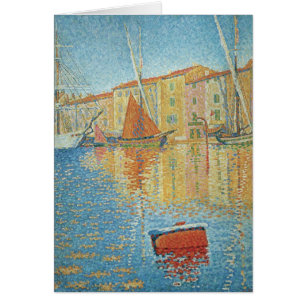 La Bouée rouge de Paul Signac, Pointillisme vintag