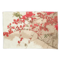 La bouganvillée fleurit la taie d'oreiller florale