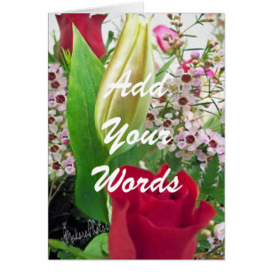 La Bourgeon-personnaliser s'est levée et de lis