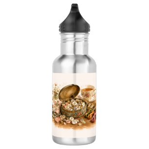 La Bouteille d'Eau en Boîte à Bouton
