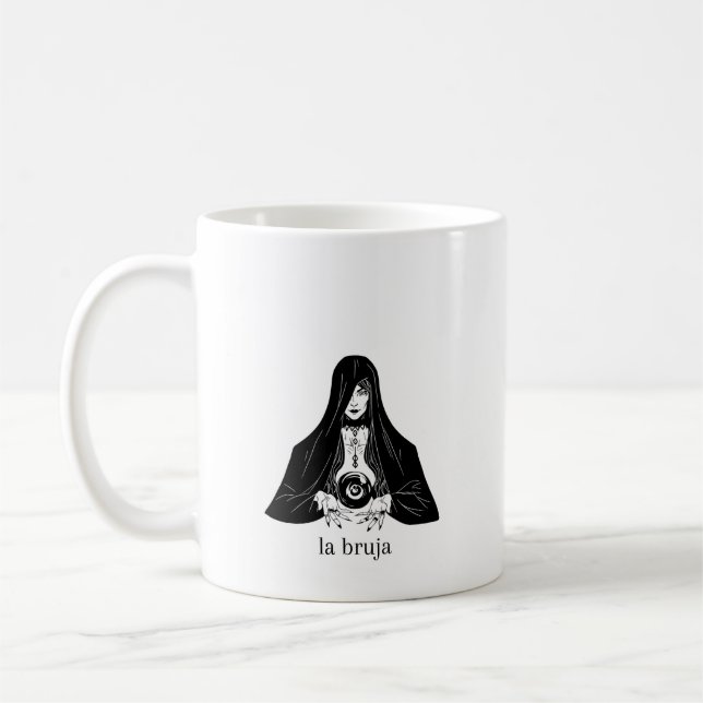 LA BRUJA MUG| Esthétique| Mug gothique | (Gauche)