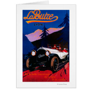 La Buize Lyon Poster Vintage Europe