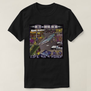 La C-BO - La vie comme T-shirt de noir de cavalier