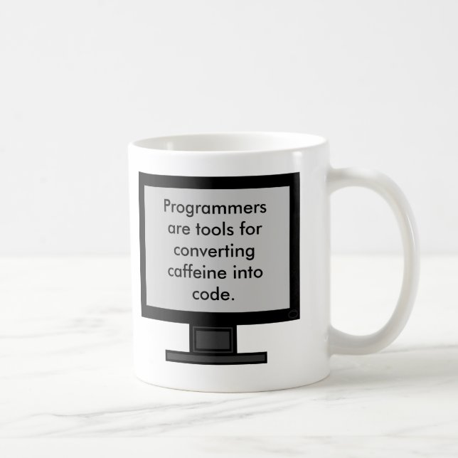 La caféine dans le code Mug (Droite)