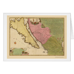 La Californie comme île par N. de Fer 1720