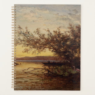 La Camargue, Coucher De Soleil - Félix Ziem