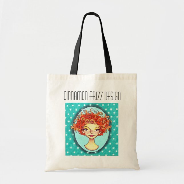 La cannelle frisottent le sac fourre-tout à logo (Devant)
